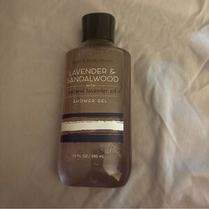 Bath & Body Works Lavender & Sandalwood Shower Gel Full Size Body Wash 10 Oz